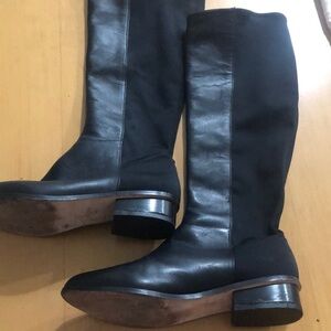 Vero Cucio black leather boots Size 9.5 M
